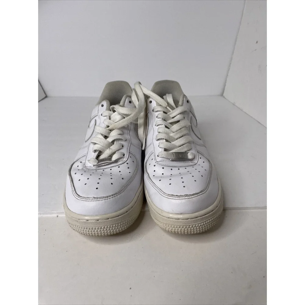 Nike Air Force 1 Low Triple White Shoes Womens Sz 9.5
